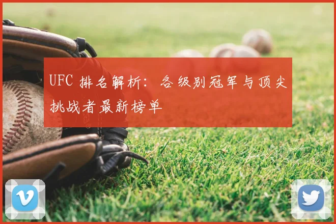 UFC 排名解析：各级别冠军与顶尖挑战者最新榜单